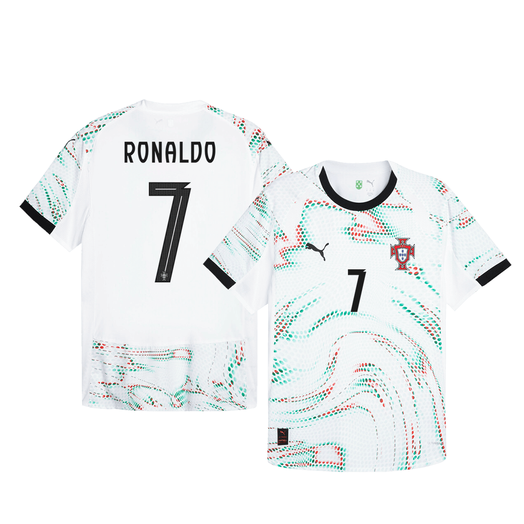 RONALDO #7 Portugal Soccer Jersey Away Custom Shirt 2025