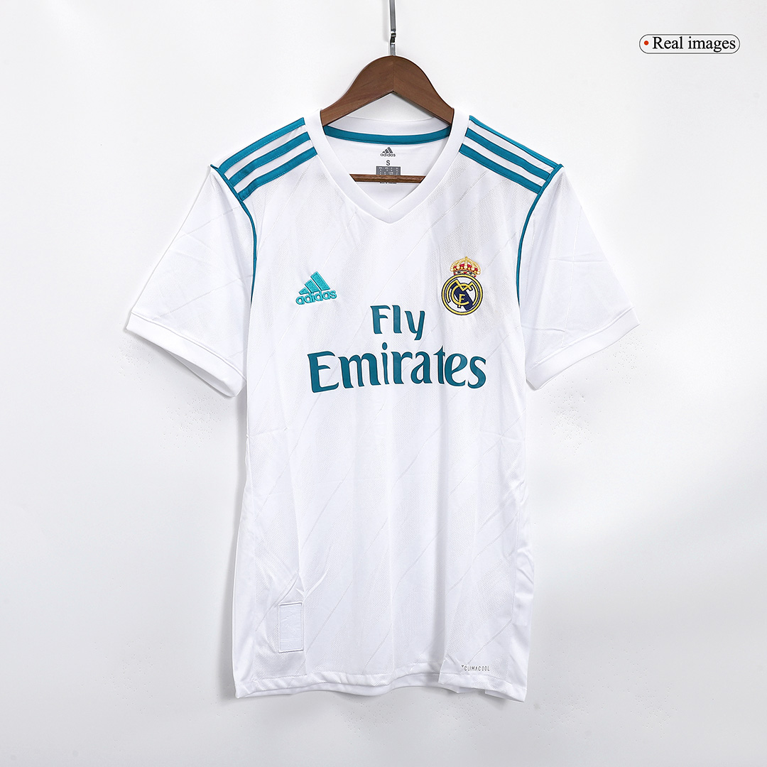 RONALDO #7 Real Madrid Retro Jersey Home Soccer Shirt 2017/18