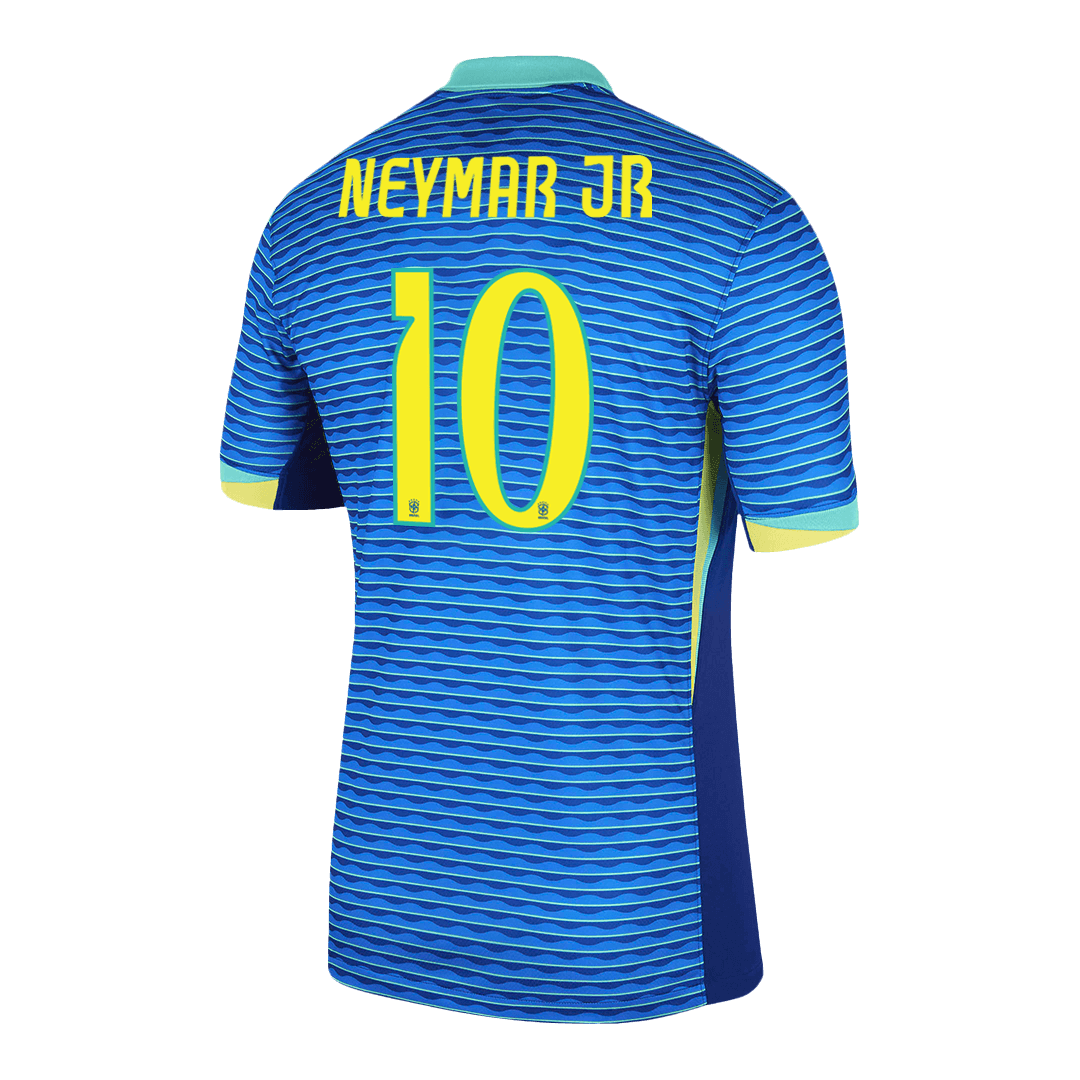 NEYMAR JR #10 Brazil Soccer Jersey Away Custom Shirt 2024