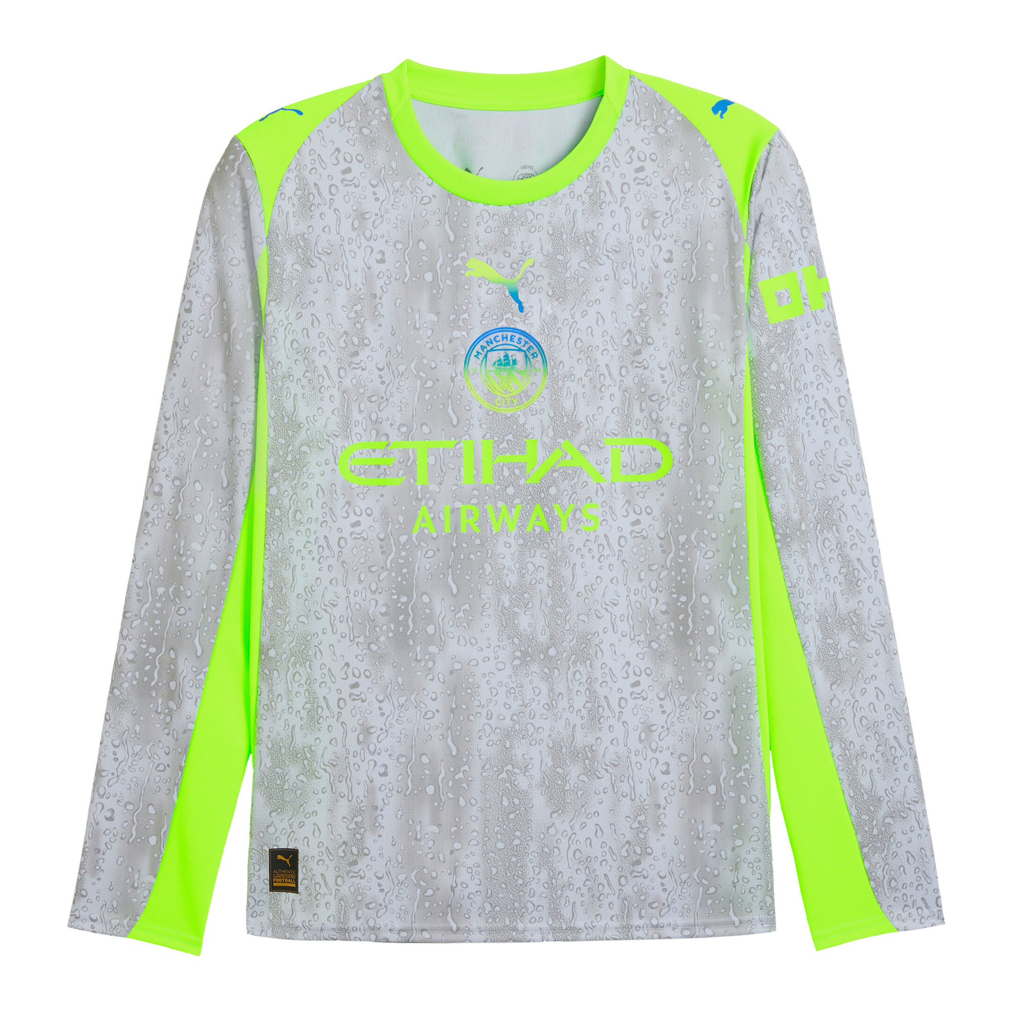 Erling Haaland #9 2025/26 Manchester City Long Sleeves Soccer Jersey Third Away Custom Football Shirt