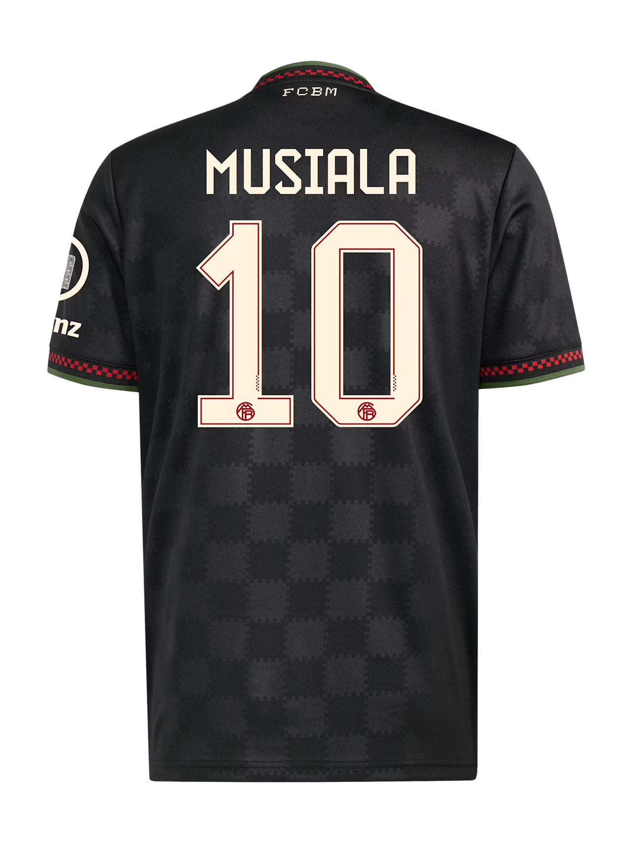 Musiala #10 2025/26 Bayern Munich Soccer Jersey Third Away Custom Football Shirt Fan Version