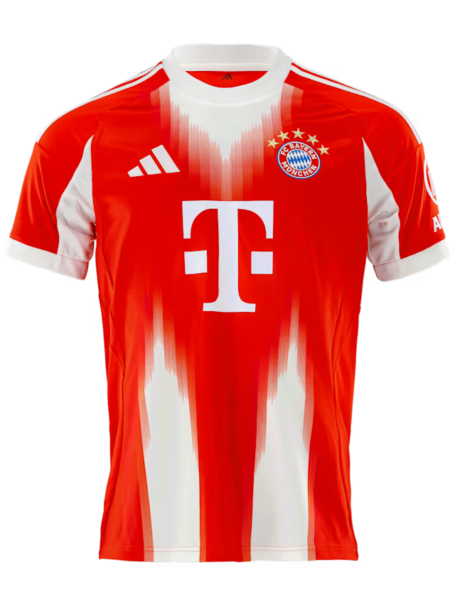 Musiala #10 2025/26 Bayern Munich Soccer Jersey Home Custom Football Shirt Fan Version