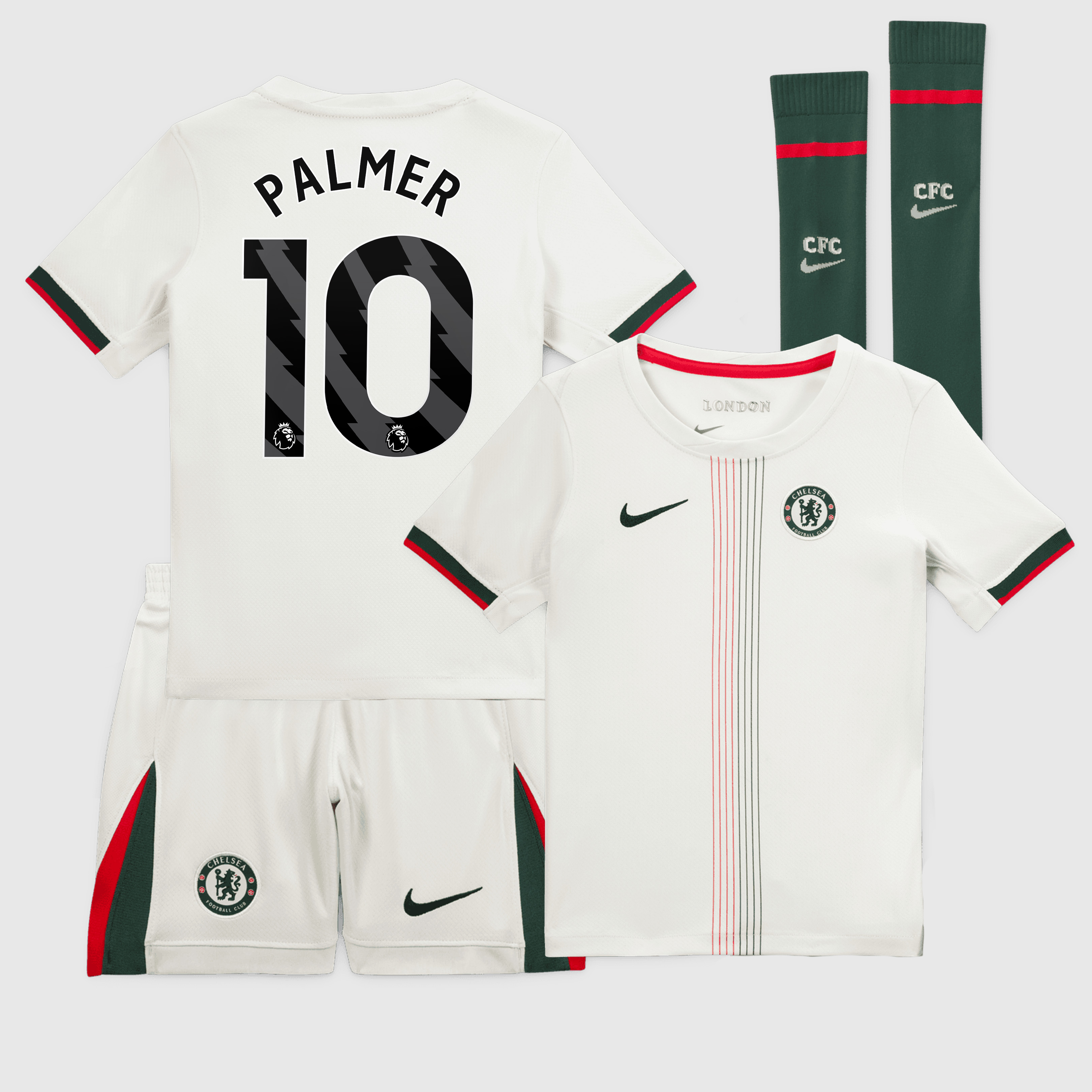 PALMER #10 2025/26 Chelsea Away Kids Kits Full Soccer Football Shirt