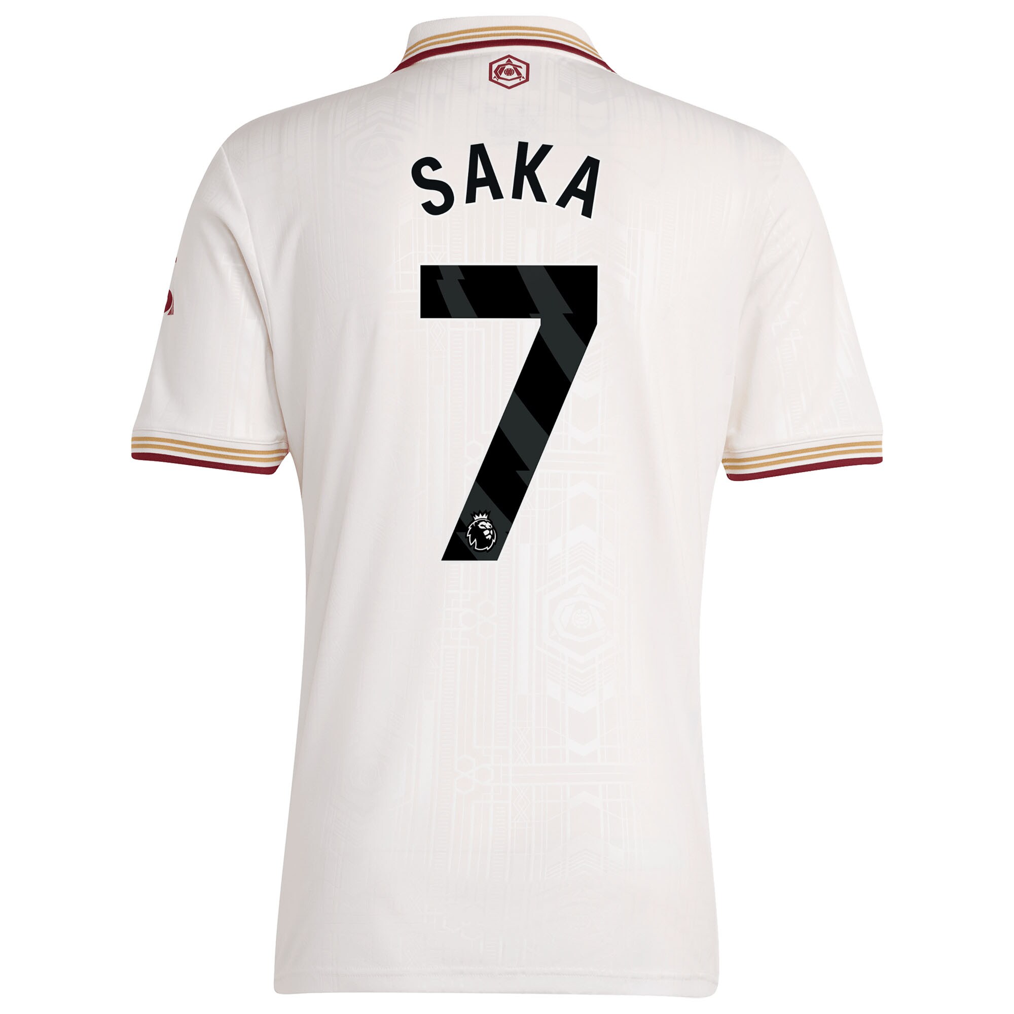 SAKA #7 2025/26 Arsenal Soccer Jersey Third Away Custom Football Shirt Fan Version