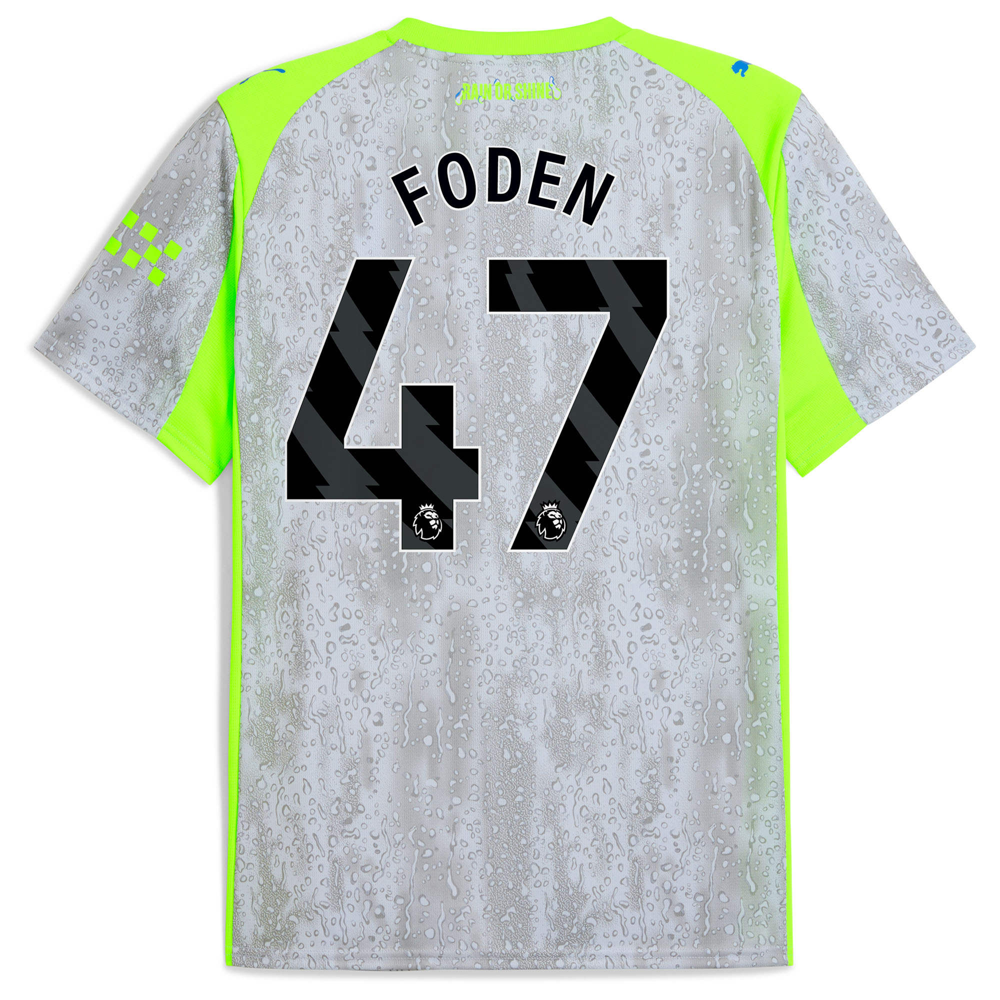 FODEN #47 2025/26 Manchester City Soccer Jersey Third Away Custom Football Shirt Fan Version