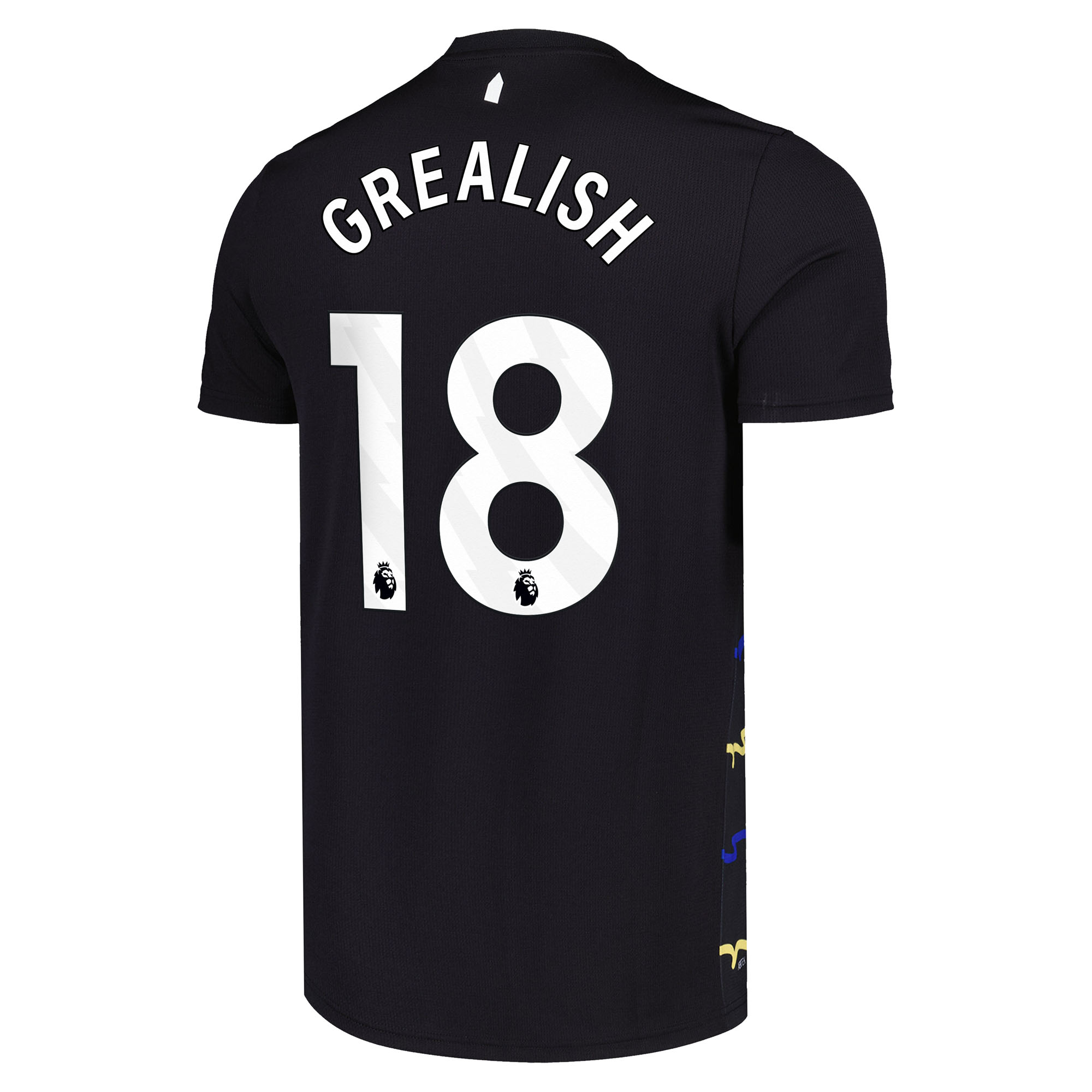 GREALISH #18 2025/26 Everton Soccer Jersey Third Away Custom Football Shirt Fan Version