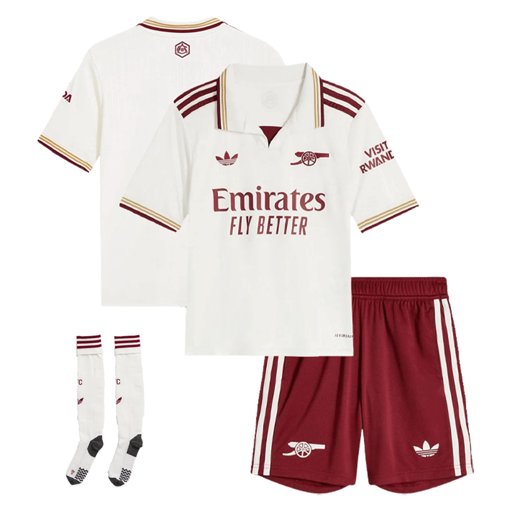 2025/26 Arsenal Kids & Adults Third Away  Full Soccer Kits Football Shirt