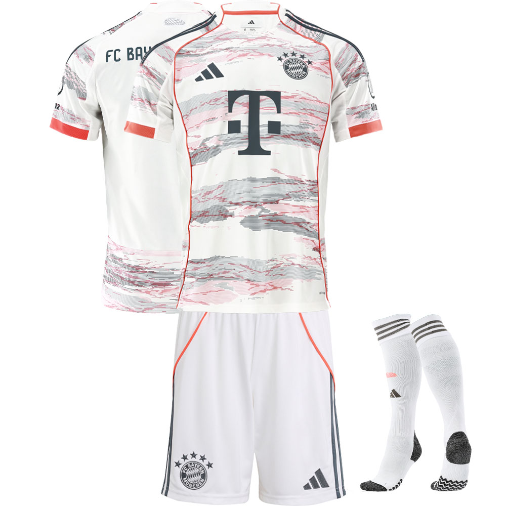 2025/26 Bayern Munich Kids & Adults Away Full Soccer Kits Football Shirt