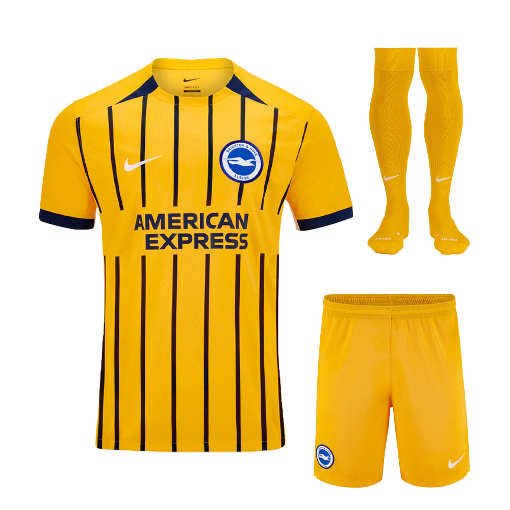 2025/26 Brighton Kids & Adults Third Away Full Soccer Kits Football Shirt