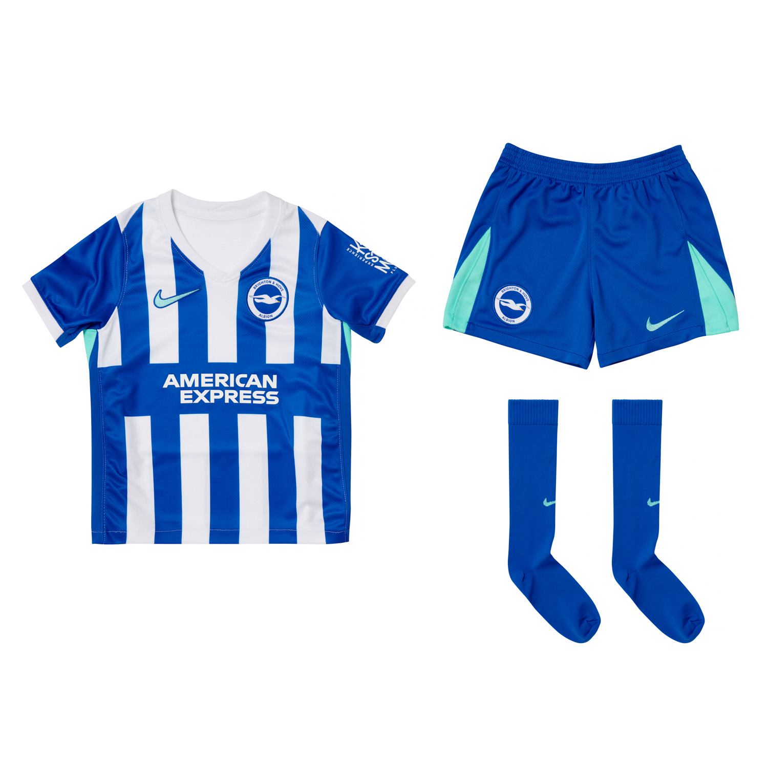 2025/26 Brighton Kids & Adults Home Full Soccer Kits Football Shirt