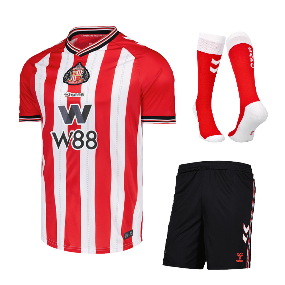 2025/26 Sunderland Kids & Adults Home Full Soccer Kits Football Shirt