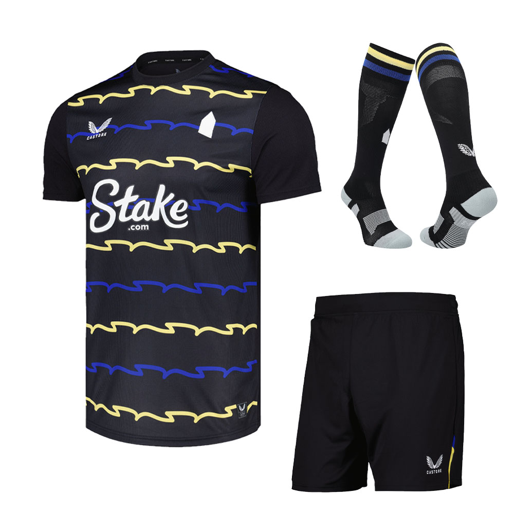 2025/26 Everton Kids & Adults Third Away Full Soccer Kits Football Shirt