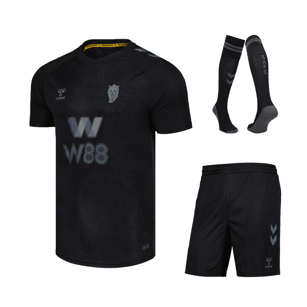 2025/26 Sunderland Kids & Adults Third Away Full Soccer Kits Football Shirt