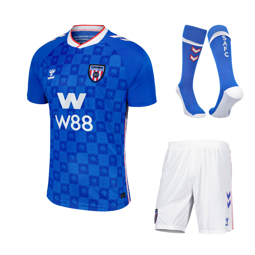 2025/26 Sunderland Kids & Adults Away Full Soccer Kits Football Shirt