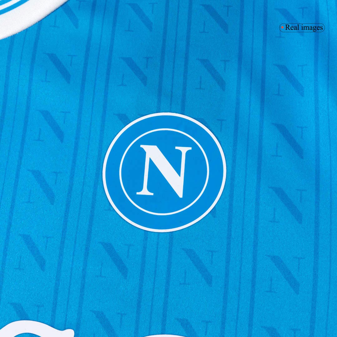 De Bruyne #11 2025/26 Napoli Soccer Jersey Home Custom Football Shirt Fan Version
